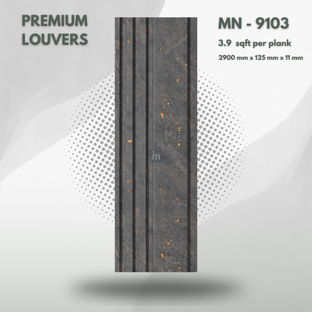 MN-9103 / PRIVE PREMIUM LOUVERS / LOUVERS / 9.5 FT x  5 INCH x 11MM