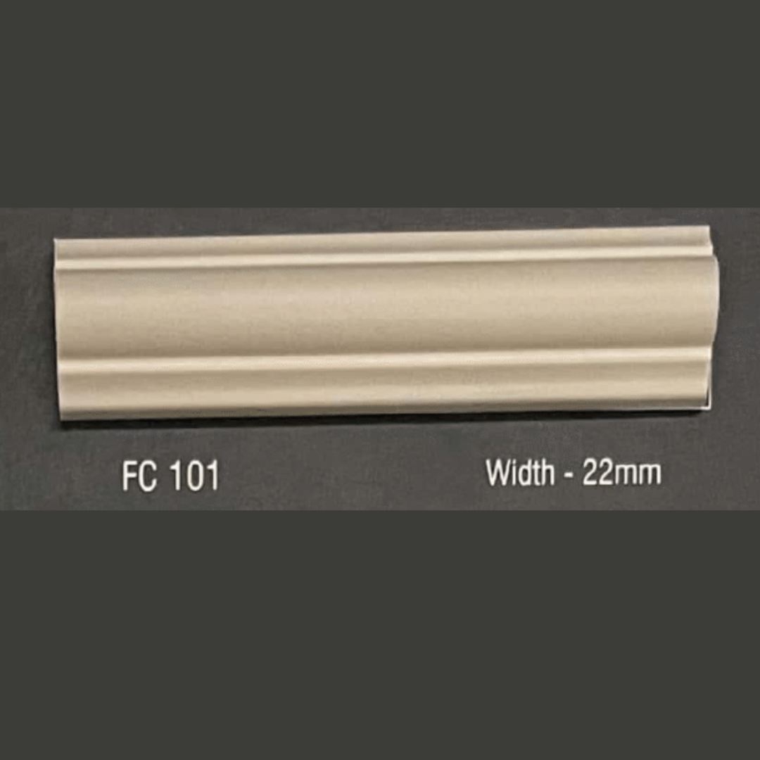 FW 101- 22MM WIDTH - CAPPUCCINO- FLOURISH INTERIOR MOULDING