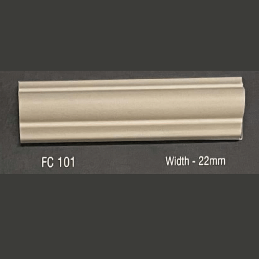 FW 101- 22MM WIDTH - CAPPUCCINO- FLOURISH INTERIOR MOULDING