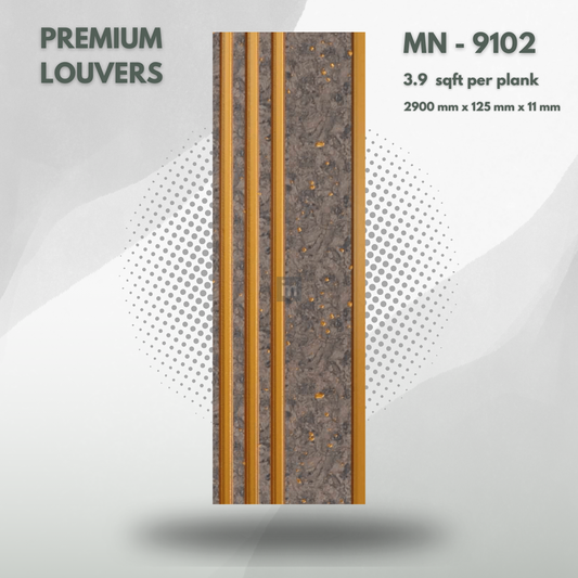 MN-9102 / PRIVE PREMIUM LOUVERS / LOUVERS / 9.5 FT x  5 INCH x 11MM