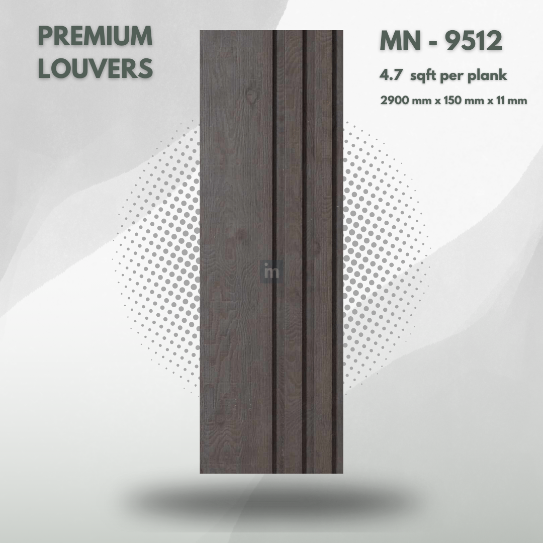 MN-9512 / PRIVE PREMIUM LOUVERS / LOUVERS / 9.5 FT x  6 INCH x 11MM