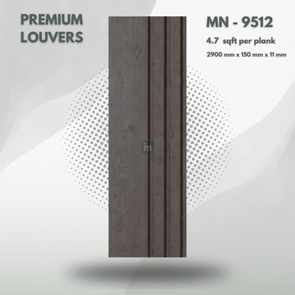 MN-9512 / PRIVE PREMIUM LOUVERS / LOUVERS / 9.5 FT x  6 INCH x 11MM