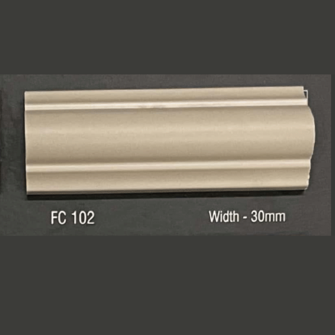 FW 102- 30MM WIDTH - CAPPUCCINO- FLOURISH INTERIOR MOULDING