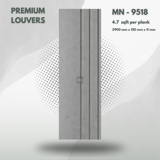 MN-9518 / PRIVE PREMIUM LOUVERS / LOUVERS / 9.5 FT x  6 INCH x 11MM