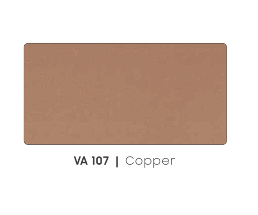 VA - 107 - COPPER - METALLIC & SOLID COLOURS - 8FT X 4FT / 10FT X 4FT / 12FT X 4FT - 3MM- VIVA - ACP