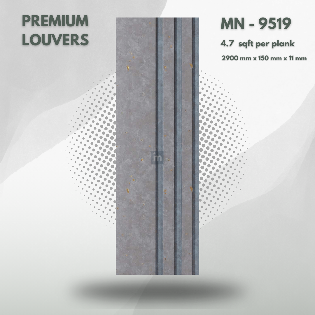 MN-9519 / PRIVE PREMIUM LOUVERS / LOUVERS / 9.5 FT x  6 INCH x 11MM