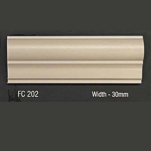 FW 202- 30MM WIDTH - CAPPUCCINO- FLOURISH INTERIOR MOULDING