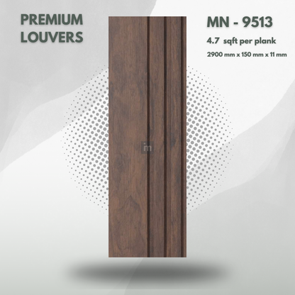 MN-9513 / PRIVE PREMIUM LOUVERS / LOUVERS / 9.5 FT x  6 INCH x 11MM