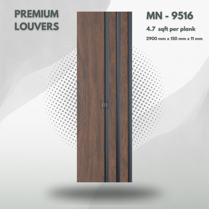 MN-9516 / PRIVE PREMIUM LOUVERS / LOUVERS / 9.5 FT x  6 INCH x 11MM