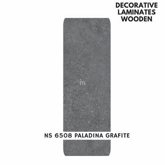 NS - 6508  PALADINA GRAFITE  / NATURAL STONE / DECORATIVE LAMINATE / THINK LUXURY  - 1MM - 8FT x 4FT