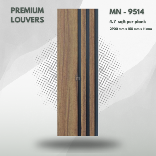 MN-9514 / PRIVE PREMIUM LOUVERS / LOUVERS / 9.5 FT x  6 INCH x 11MM