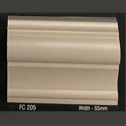 FW 205- 65MM WIDTH - CAPPUCCINO- FLOURISH INTERIOR MOULDING