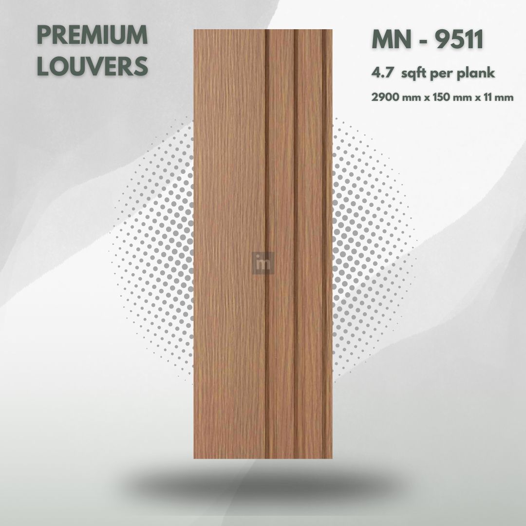 MN-9511 / PRIVE PREMIUM LOUVERS / LOUVERS / 9.5 FT x  6 INCH x 11MM