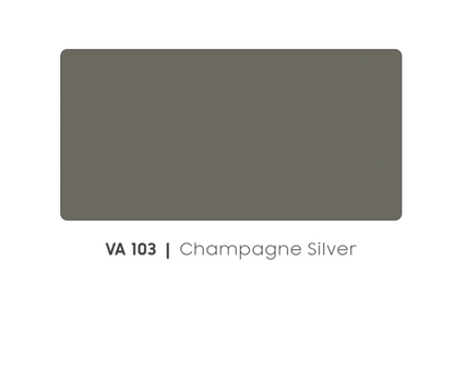 VA - 103 - CHAMPAGNE SILVER - METALLIC & SOLID COLOURS - 8FT X 4FT / 10FT X 4FT / 12FT X 4FT - 3MM- VIVA - ACP