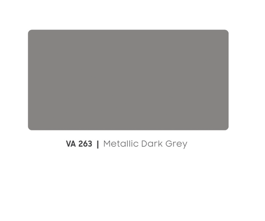 VA - 263 - METALLIC DARK GREY - METALLIC & SOLID COLOURS - 8FT X 4FT / 10FT X 4FT / 12FT X 4FT - 3MM- VIVA - ACP