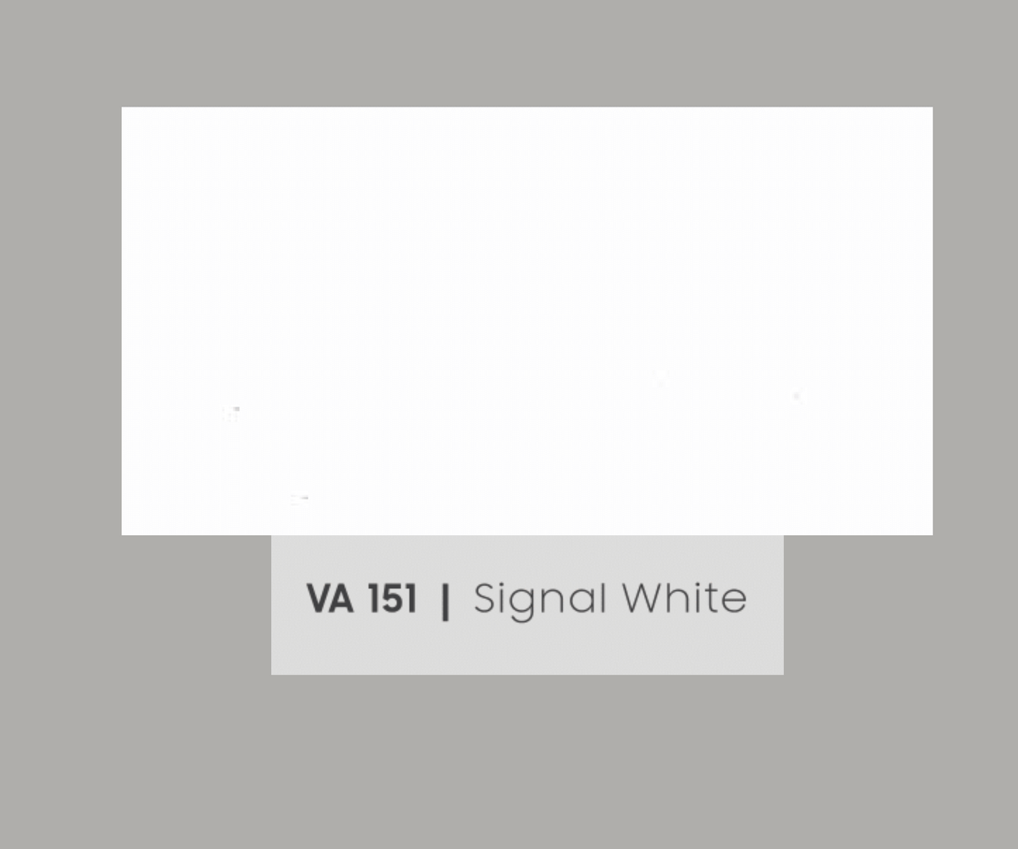 VA - 151 - SIGNAL WHITE - METALLIC & SOLID COLOURS - 8FT X 4FT / 10FT X 4FT / 12FT X 4FT - 3MM- VIVA - ACP