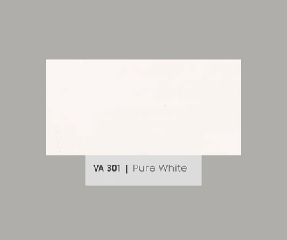 VA - 301 - PURE WHITE - METALLIC & SOLID COLOURS - 8FT X 4FT / 10FT X 4FT / 12FT X 4FT - 3MM- VIVA - ACP