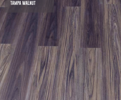 TAMPA WALNUT - 152.4MM X 914.4MM X 1.5MM  - WOOD VINYL  PLANKS - THE DIVINE COLLECTION - FLOORING