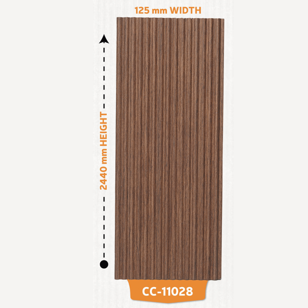 CC - 11028 / CISCON LOUVERS / FLUTED LOUVERS / 8 FT x 5 INCH x 12MM