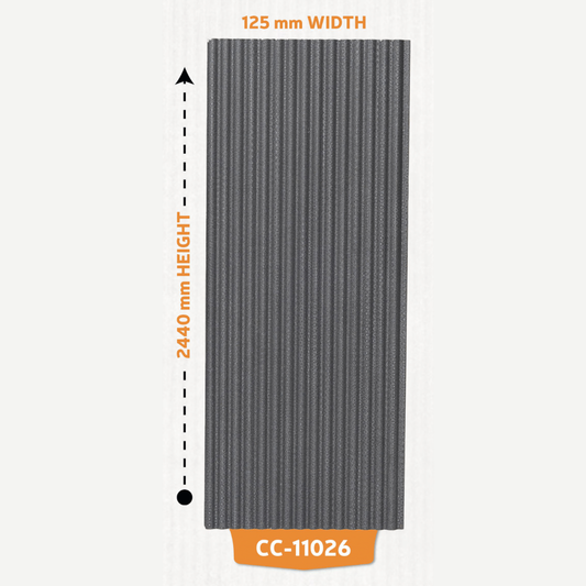 CC - 11026 / CISCON LOUVERS / FLUTED LOUVERS / 8 FT x 5 INCH x 12MM