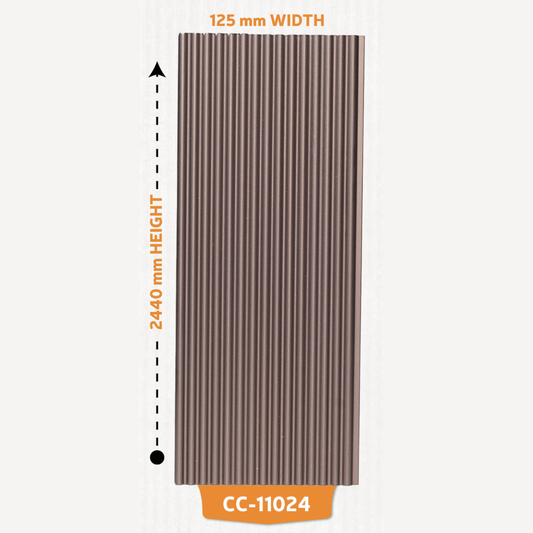 CC - 11024 / CISCON LOUVERS / FLUTED LOUVERS / 8 FT x 5 INCH x 12MM