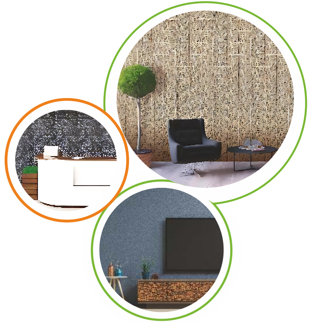 CH - 1020 PR - 2 FT X 8 FT - DECORATIVE CHARCOAL PANELS - CHARCOLITE