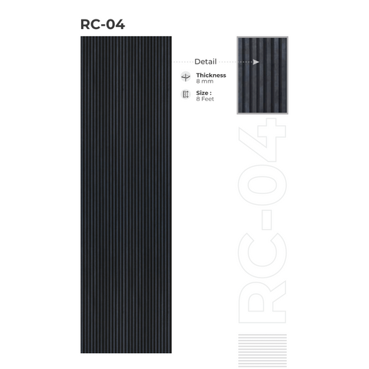 RC - 04 / CISCON LOUVERS / RICH COLLECTION/ LOUVERS / 8 FT x 5 INCH x 8MM