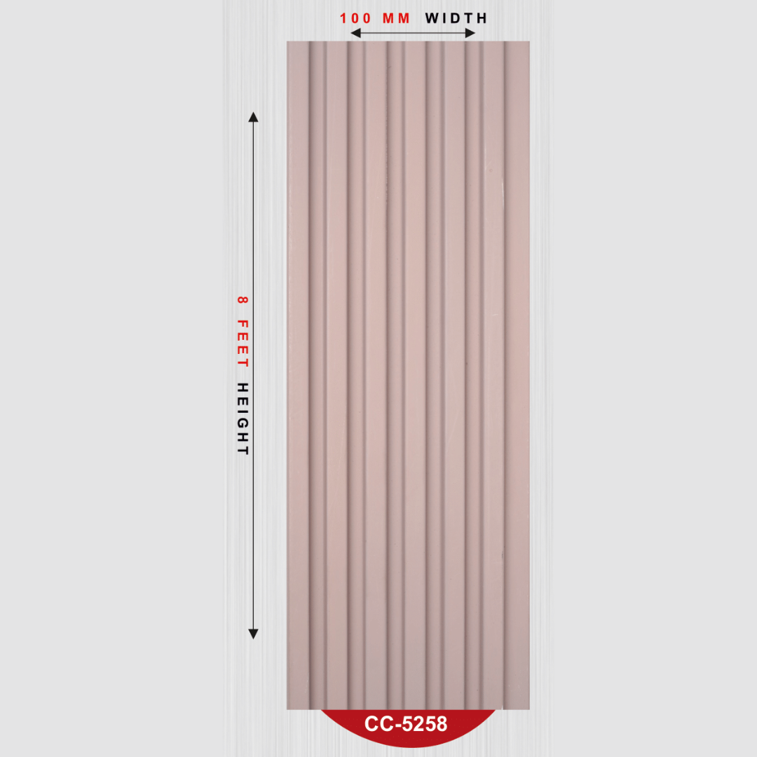 CC - 5258 / CISCON LOUVERS / PASTEL LOUVERS / 8 FT x 4 INCH x 12MM