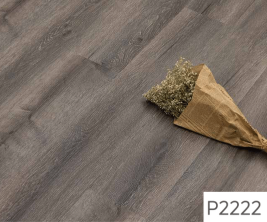 P 2222 - SHALLOW TEXTURE  - SPC PLANK FLOORING - 1220MM X 180MM X 0.3/5 + 1MM  - STUPA - SPC COLLECTION - FLOORING