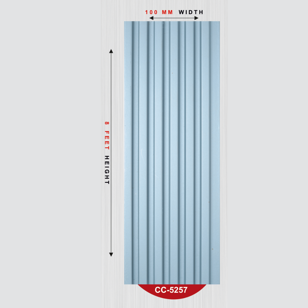 CC - 5257 / CISCON LOUVERS / PASTEL LOUVERS / 8 FT x 4 INCH x 12MM