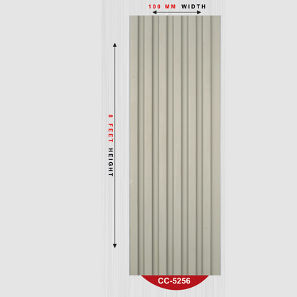 CC - 5256 / CISCON LOUVERS / PASTEL LOUVERS / 8 FT x 4 INCH x 12MM