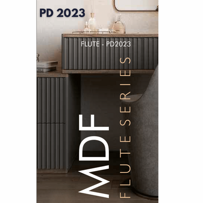 PD- 2023 (3D )  - 12 MM HDHMR FLUTED PANEL - 3D PANEL (8 FT X 4FT ) - MDF FLUTED SERIES