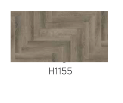 H 1155 - HERRINGBONE / DOUBLE HERRINGBONE / BASKET WEAVE / SHALLOW TEXTURE - SPC HERRINGBONE FLOORING - 625MM X 125MM X 0.3/5 + 1MM  - STUPA - SPC COLLECTION - FLOORING