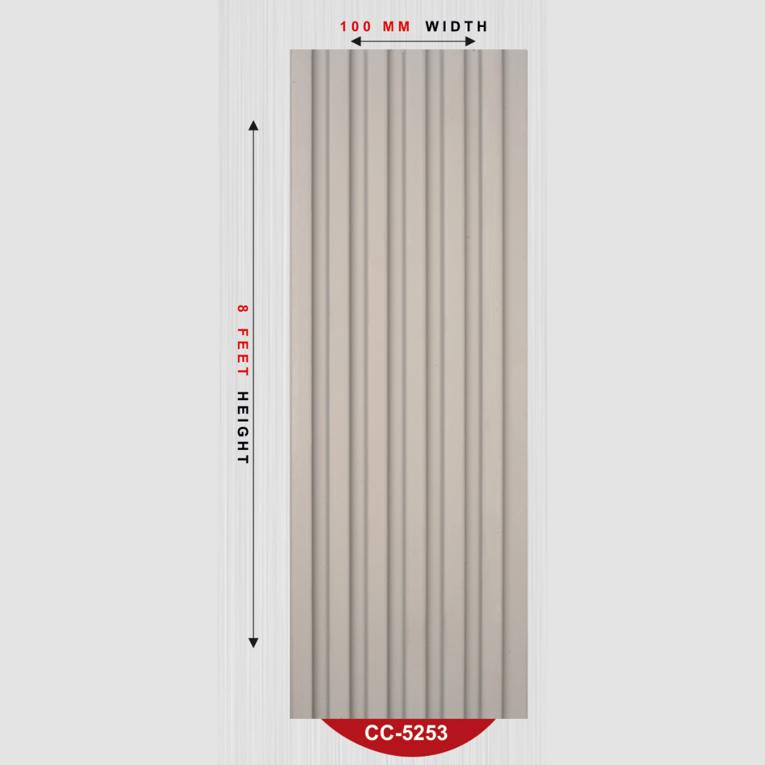 CC - 5253 / CISCON LOUVERS / PASTEL LOUVERS / 8 FT x 4 INCH x 12MM