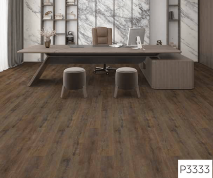 P 3333 - SHALLOW TEXTURE - SPC PLANK FLOORING - 1220MM X 180MM X 0.3/5 + 1MM  - STUPA - SPC COLLECTION - FLOORING