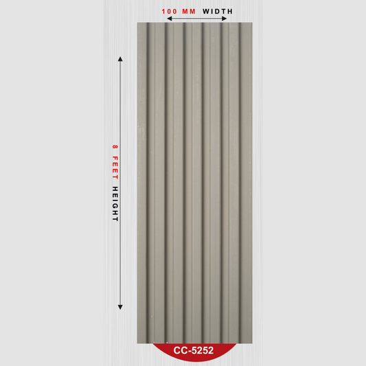 CC - 5252 / CISCON LOUVERS / PASTEL LOUVERS / 8 FT x 4 INCH x 12MM