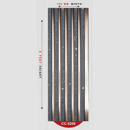 CC - 5208 / CISCON LOUVERS / PASTEL LOUVERS / 8 FT x 4 INCH x 12MM