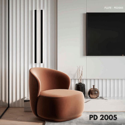 PD- 2005 - 12 MM HDHMR FLUTED PANEL - 3D PANEL (8 FT X 4FT ) - MDF FLUTED SERIES