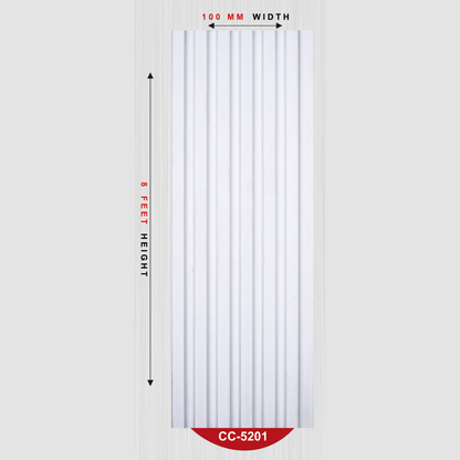 CC - 5201 / CISCON LOUVERS / PASTEL LOUVERS / 8 FT x 4 INCH x 12MM