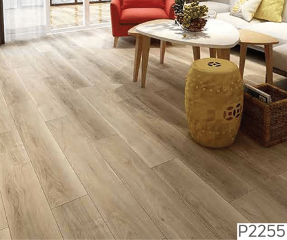 P 2255 - FLAT  - SPC PLANK FLOORING - 1220MM X 180MM X 0.3/5 + 1MM  - STUPA - SPC COLLECTION - FLOORING