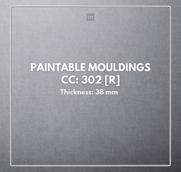 CC 302 [R] - 38MM - PAINTABLE MOULDING - CISCON