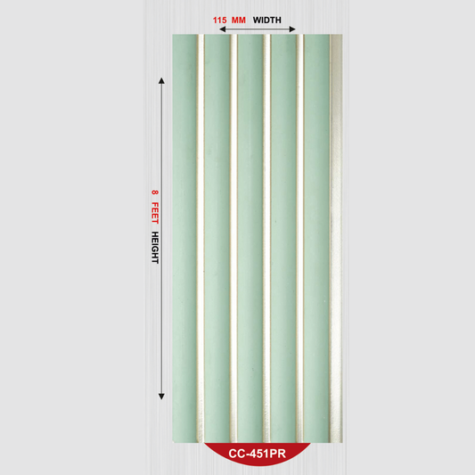 CC - 451PR / CISCON LOUVERS / PASTEL LOUVERS / 8 FT x 4.6 INCH x 12MM