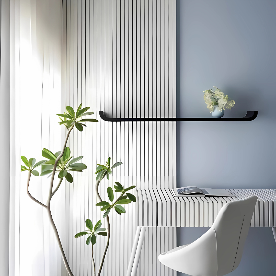 VN - 1103 / PVC LOUVERS / AVANA ULTRA - LITE PLANK / 8 FT x 5 INCH x 12MM