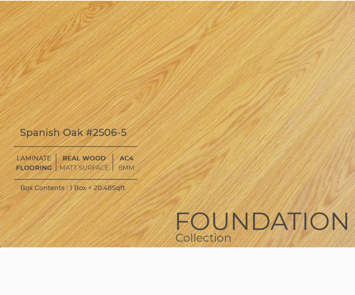 2506-5 SPANISH OAK - AC4 8MM - REAL WOOD - MATT SURFACE - LAMINATE FLOORING