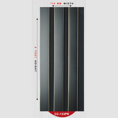 CC - 133PR / CISCON LOUVERS / PASTEL LOUVERS / 8 FT x 4.6 INCH x 12MM