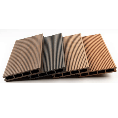 WPC Floor Decking | Groove sanding | Colours: Teak, Walnut, Grey, Wenge | Size: 2440 x 146 x 24mm