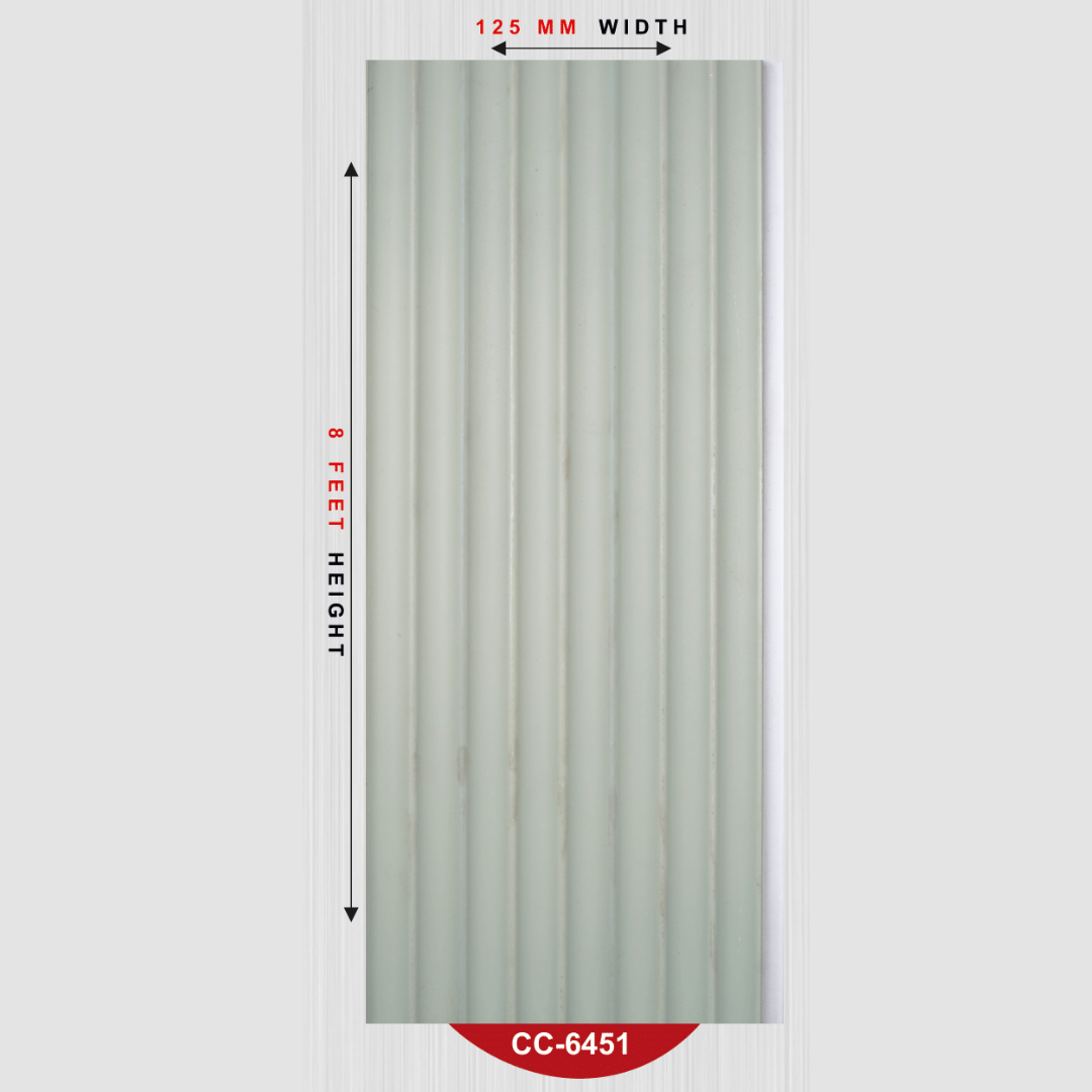 CC - 6451 / CISCON LOUVERS / PASTEL LOUVERS / 8 FT x 5 INCH x 12MM