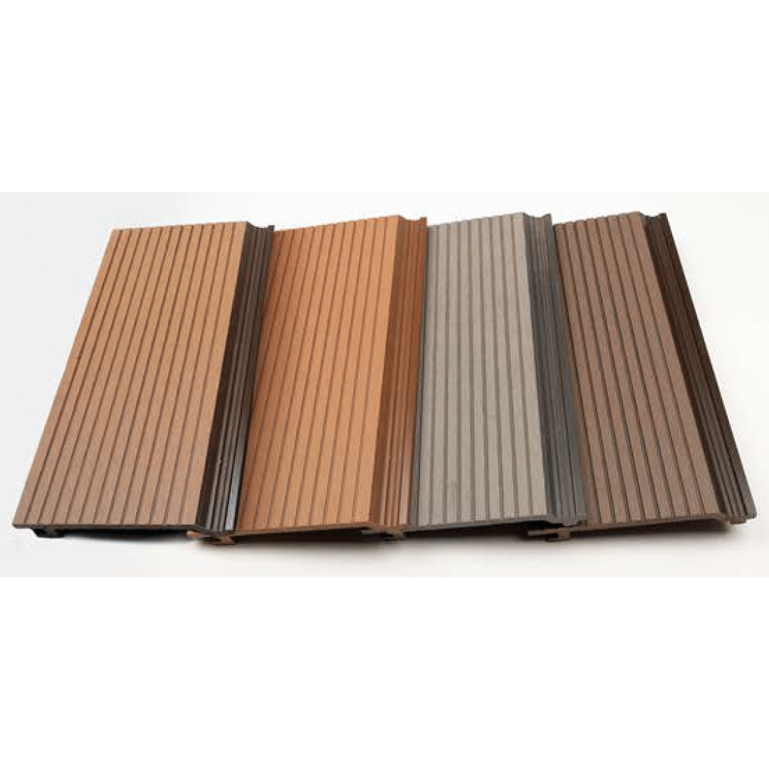 WPC Wall Cladding Groove Sanding| Colours: Teak, Walnut, Grey, Wenge | Size: 2440 x 150 x 20mm