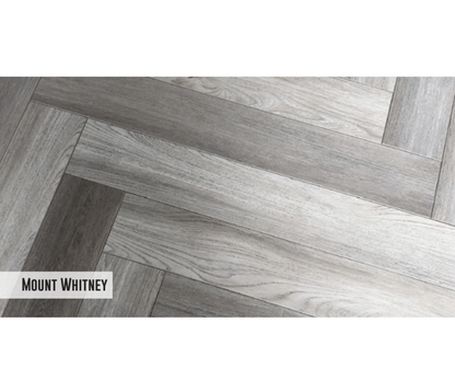 MOUNT WHITNEY - AC4 600MM X 90MM X 12 + 2MM - V GROOVE FLOORING - ELITE HERRINGBONE COLLECTION - FLOORING