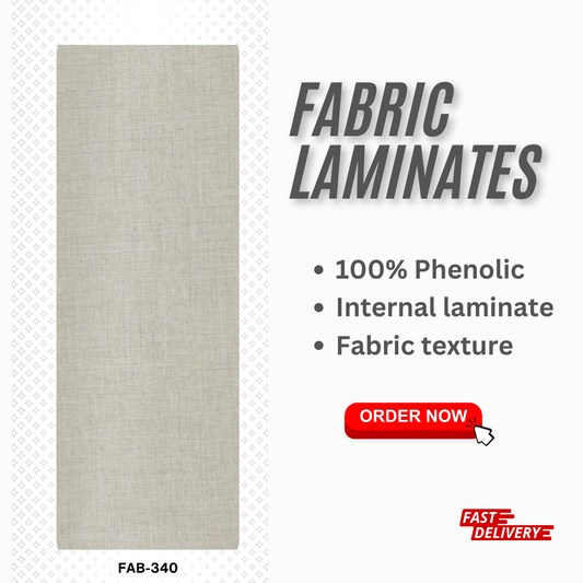 FAB 340 - FABRIC INSIDE LAMINATES (100% PHENOLIC) - 8FT x 4FT